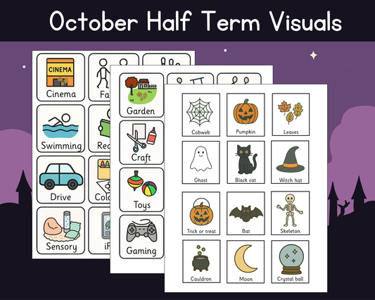 Free October Half-Term Digital Visuals