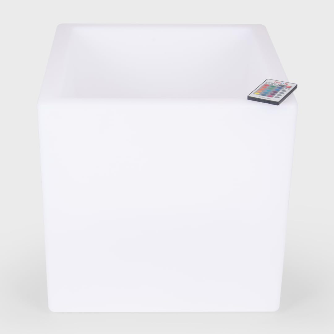 TickiT Sensory Mood Play Cube, LED Colour-Changing Sensory Light Table, Messy Play