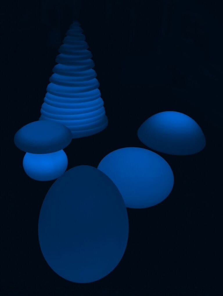 Playlearn Light Up Furniture Pebble Shaped Relaxing Mood Lighting with Remote Control