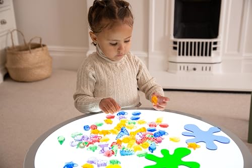 TickiT 73121 Translucent Shell Gems - Motor Skills - Maths Toy - Counters, Counting