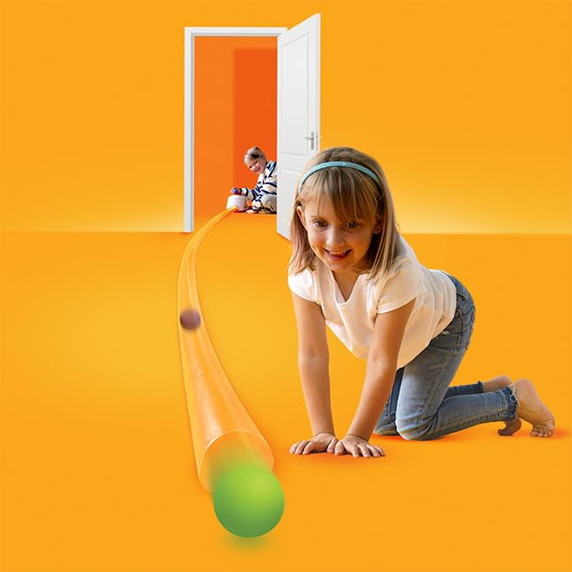 Fat Brain Toys Air Toobz Mega Run 100ft Tube Air System Extension Kit with 6 Connectors and 6 Locks Compatible Air Toobz and Accessories, Creative STEM Building Set from 3 Years