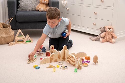 TickiT 74069 Discovery Space Dividers - Pretend Play - Wooden Toy - Small World Play