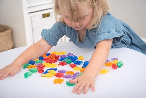 TickiT 73121 Translucent Shell Gems - Motor Skills - Maths Toy - Counters, Counting