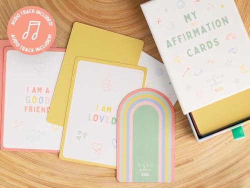 The Head Plan Kids Affirmation Cards | Positive Affirmation Cards for Kids Aged 6-12 | for Confidence, Resilience & Growth | Motivational & Mindfulness with Audio Support