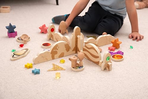 TickiT 74069 Discovery Space Dividers - Pretend Play - Wooden Toy - Small World Play