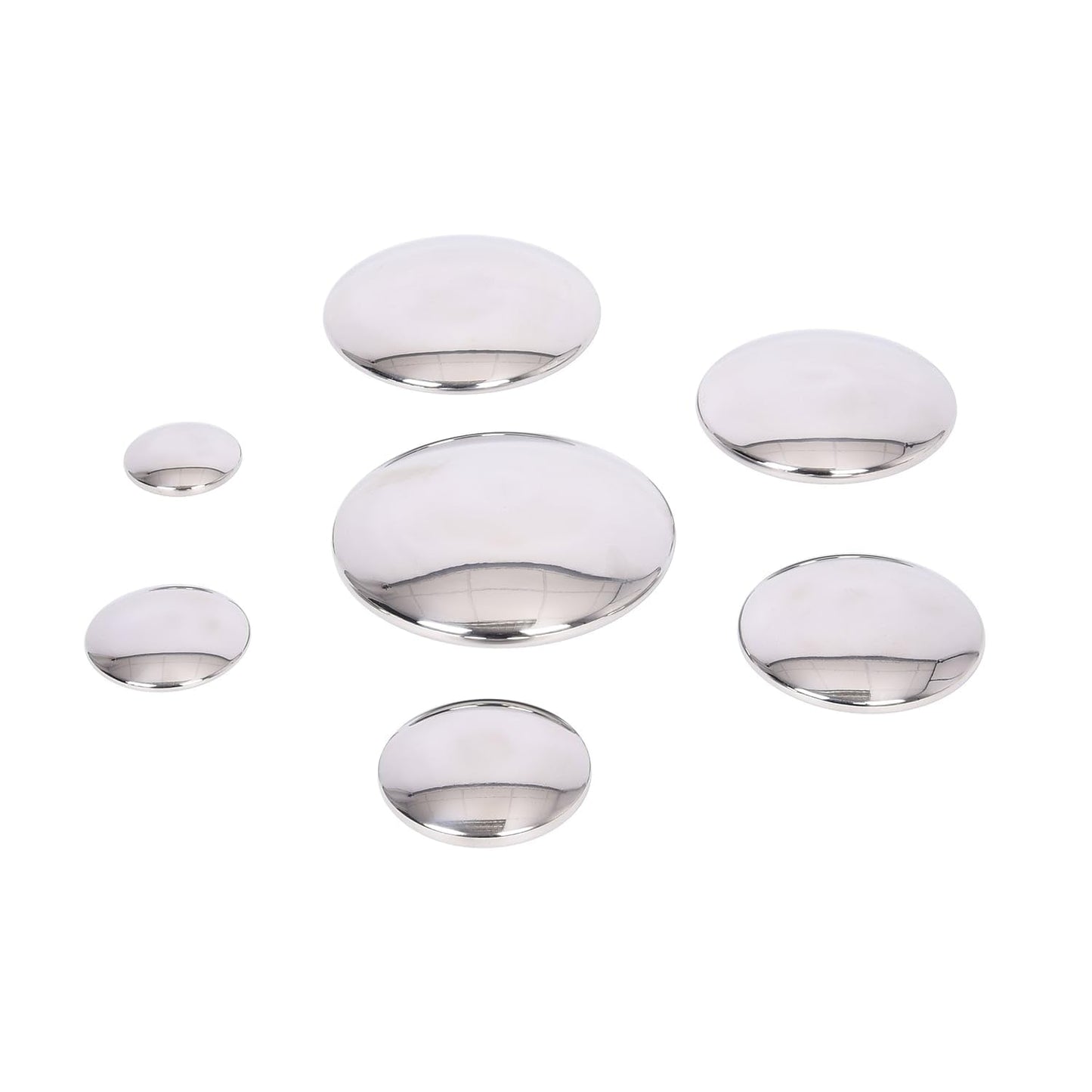 TickiT 72217 Sensory Reflective Silver Buttons