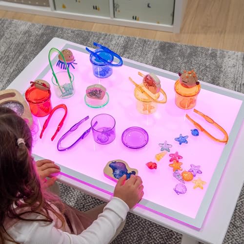 tickit A2 Colour Changing LED Light Panel – Sensory & Educational Toy for Kids, Portable, A+ Energy Rated, for Early Years, STEM, Classroom & Home Learning