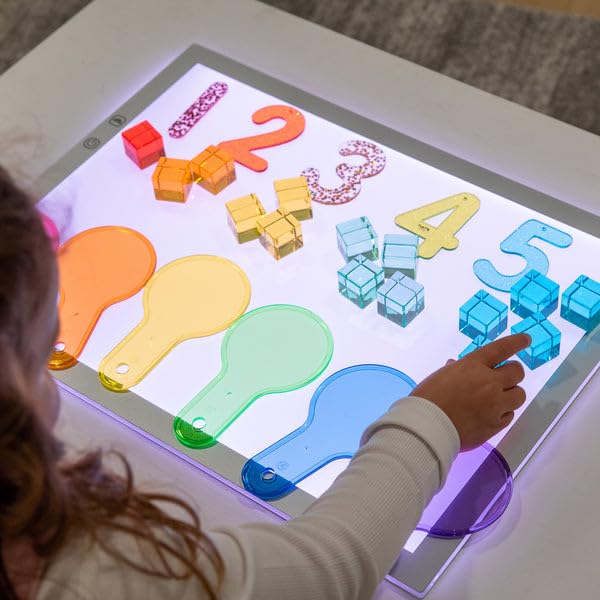 tickit A3 Colour Changing LED Light Panel – Sensory & Educational Toy for Kids, Portable, A+ Energy Rated, for Early Years, STEM, Classroom & Home Learning