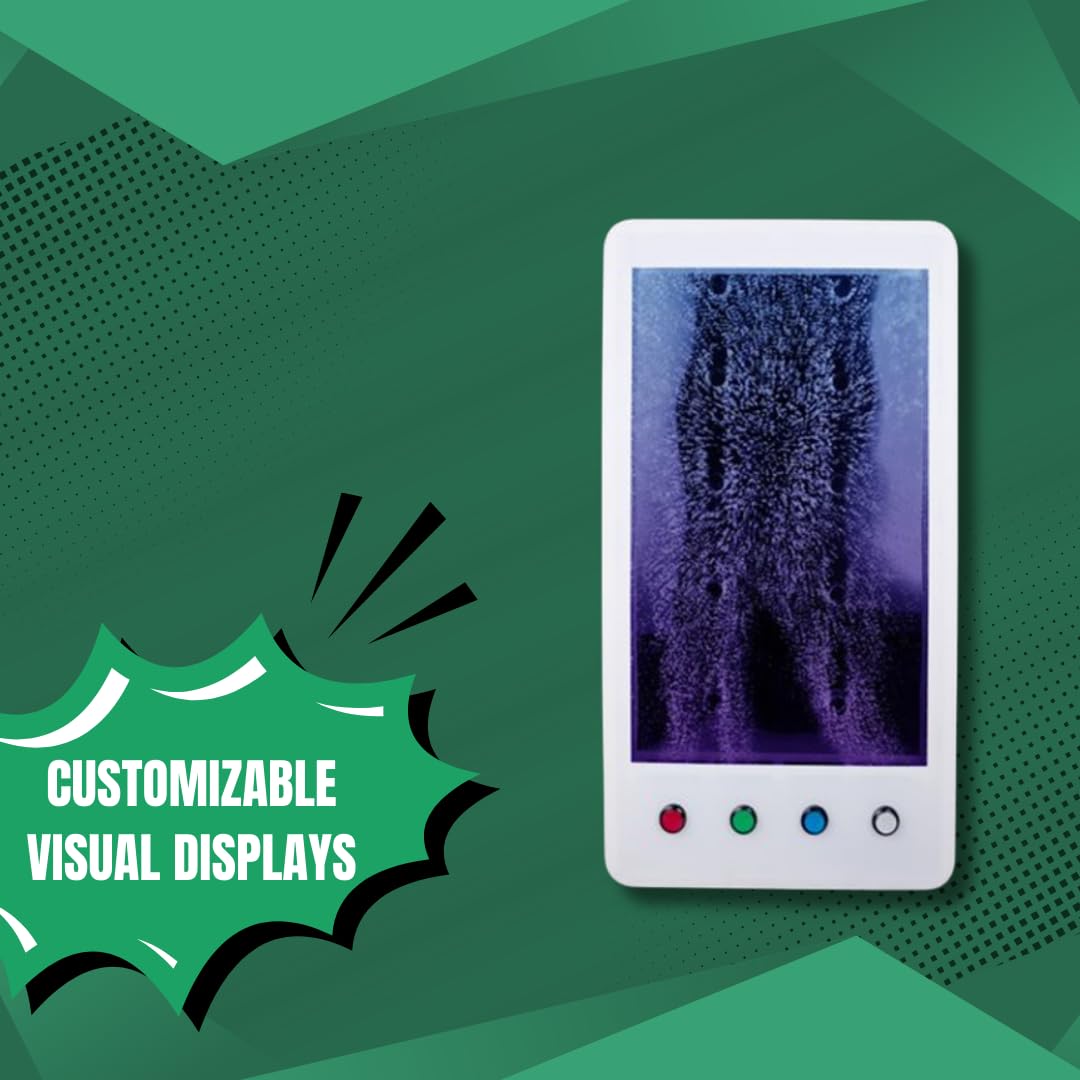 Interactive Bubble Wall - Mesmerizing Art Installation with Vibrant Colours and Soothing Bubbles