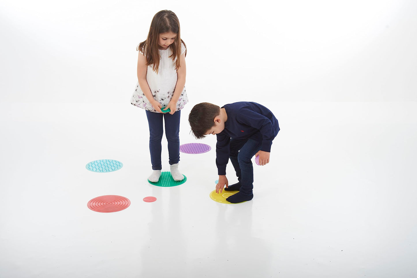 TickiT SiliShapes Sensory Circle Set , Sensory Toys for Autism , Fidget Toys, Sensory Play