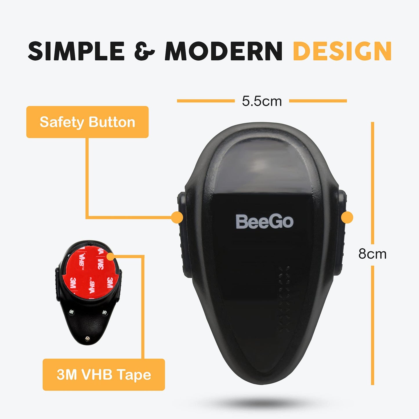 BeeGo® Baby Proofing Oven Lock 1pc Black, Easy to Install and Use 3M Adhesive Durable and Heat-Resistant Material Oven Lock No Tools Needed or Drill for Kitchen Safety
