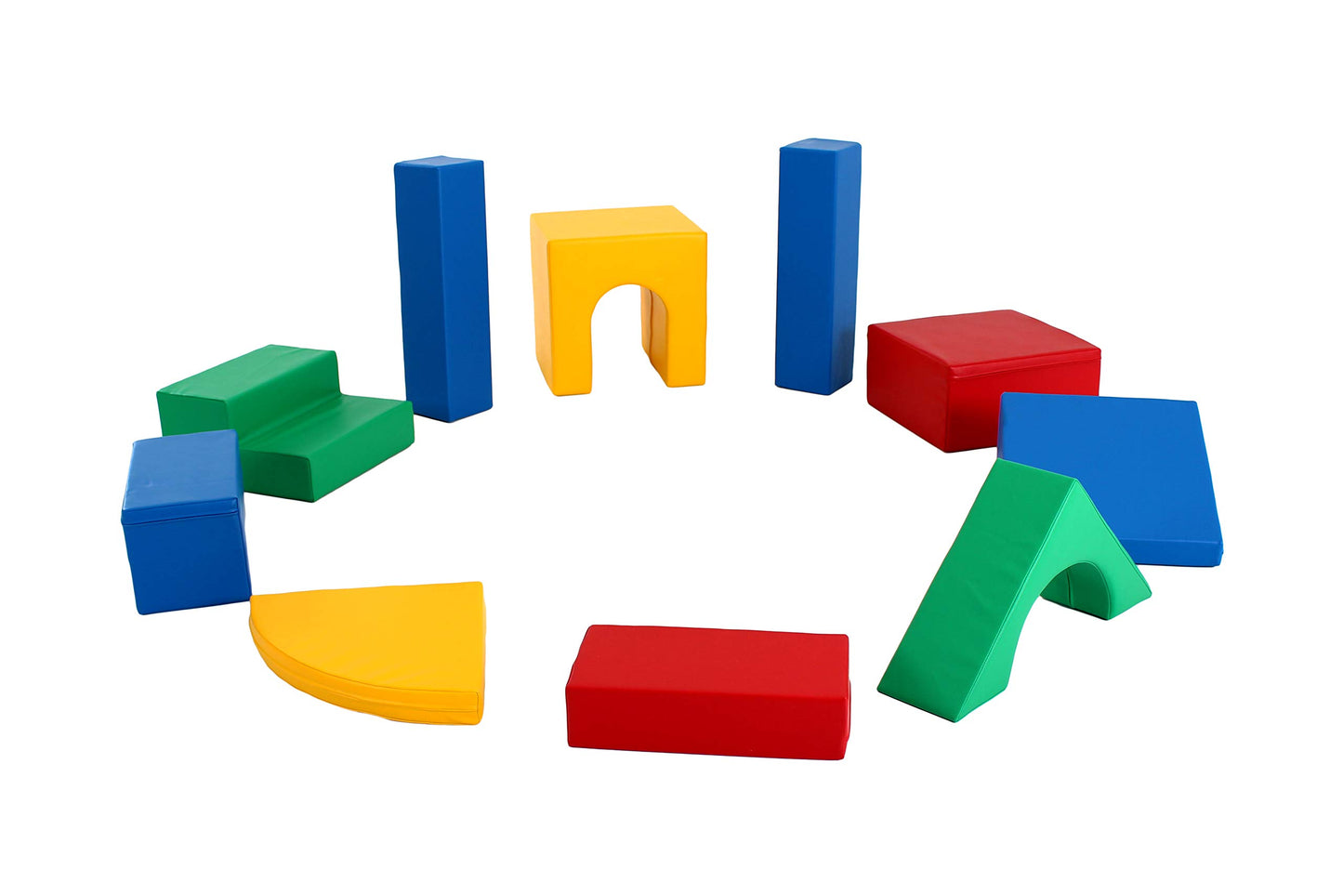 IGLU SET 21 Soft Play Equipment XL Softzone Shapes Activity Toys - 10 Shape Set (multi color)