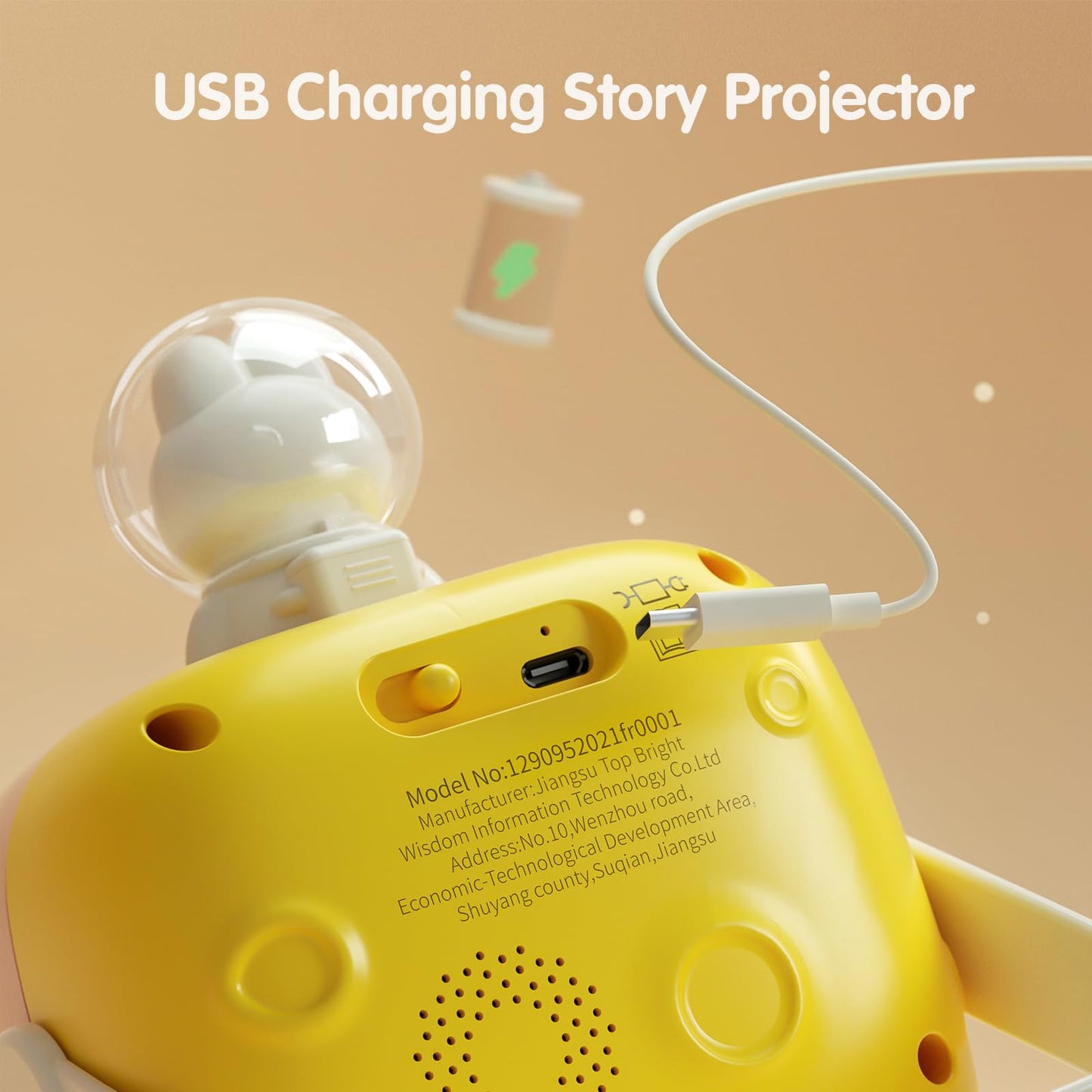 ZZZMOON Story Projector for Kids Ages 3-5, White Noise Machine with Night Light for 4 5 6 Years