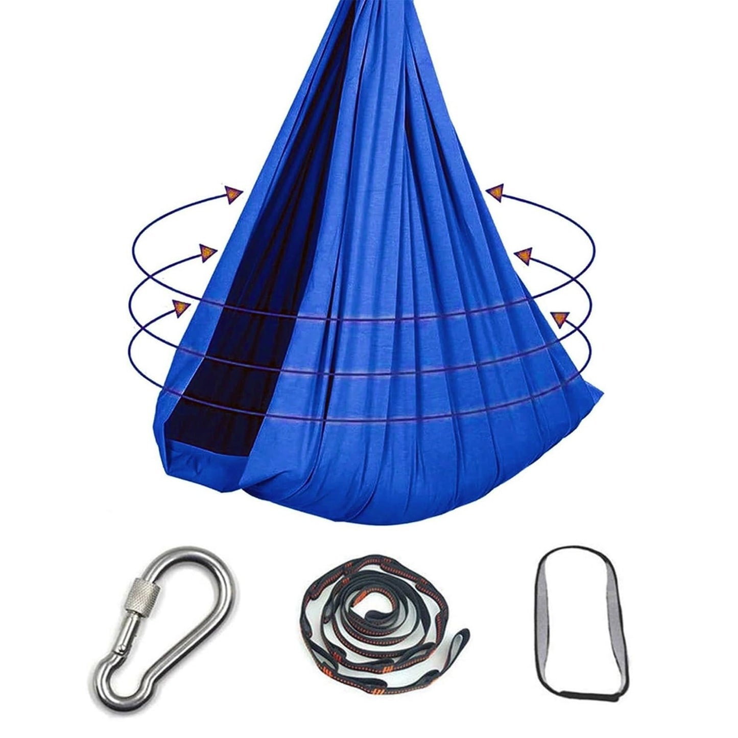 Sensory Swing, Yoga Swing Set, Calming Compression Therapy Swing Hammock,Aerial Hammock