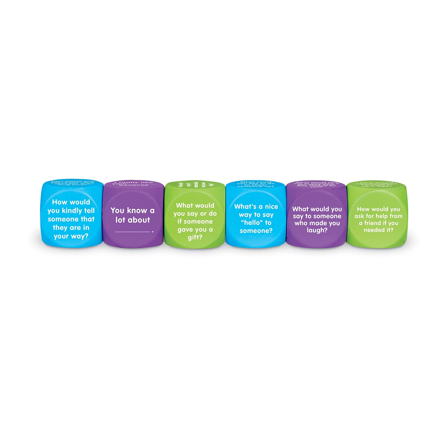 Learning Resources Be Kind Cubes, Autism Learning Materials, Speech Therapy Materials