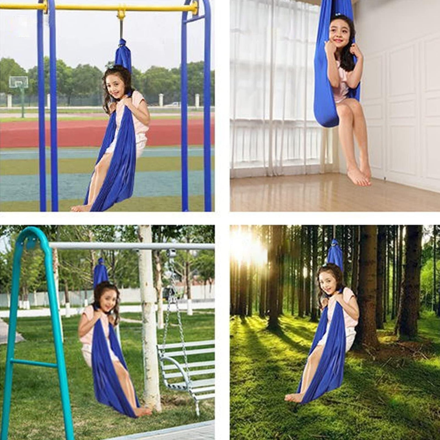 Sensory Swing, Yoga Swing Set, Calming Compression Therapy Swing Hammock,Aerial Hammock