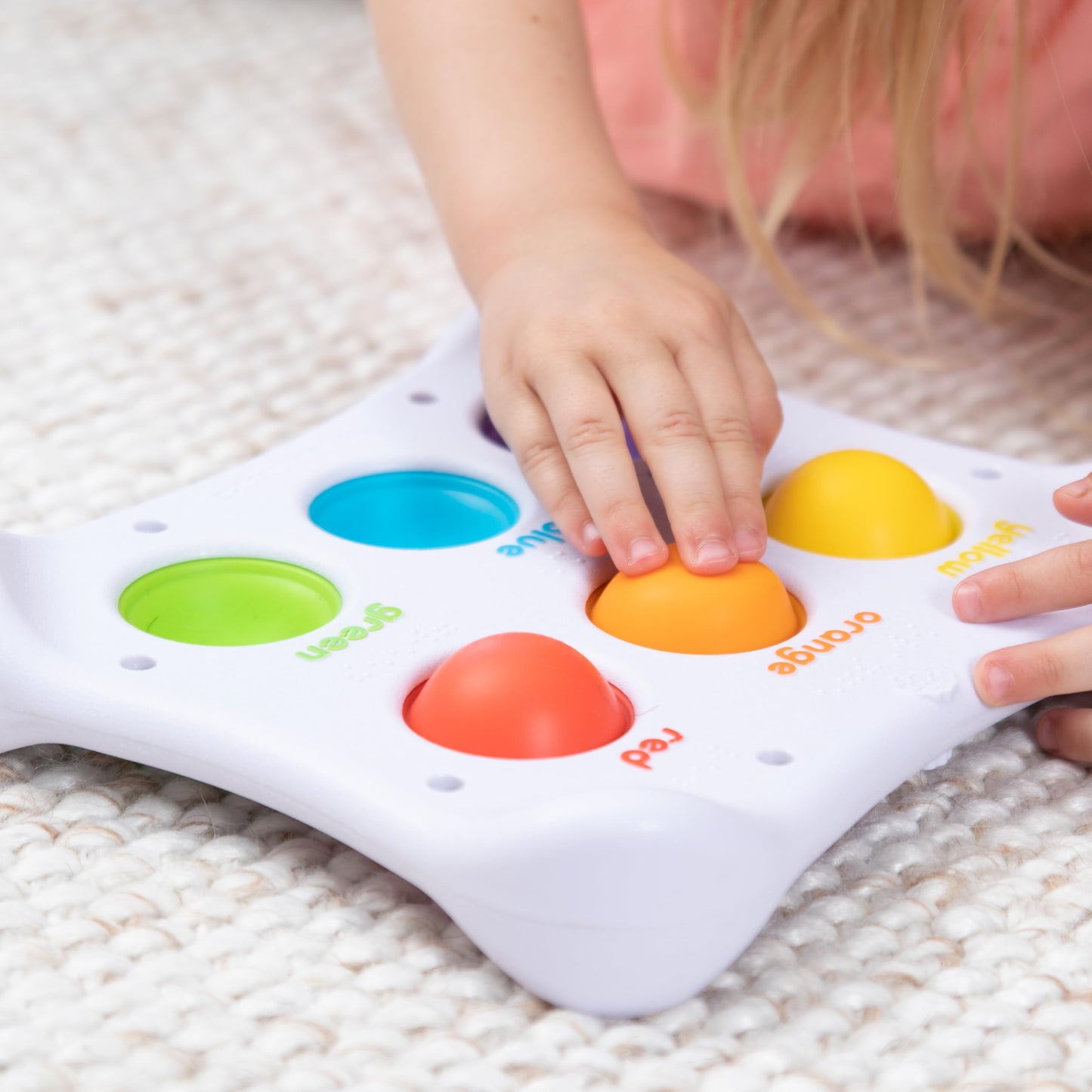 Fat Brain Dimpl Duo, Early Development Sensory Toy, Push and Pop, Colourful for Boys & Girls Aged 12 Months+