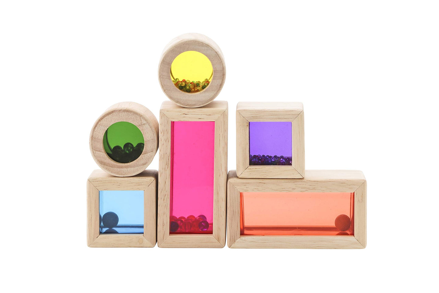 Wonderworld Wooden Rainbow Sound Blocks 1 piece
