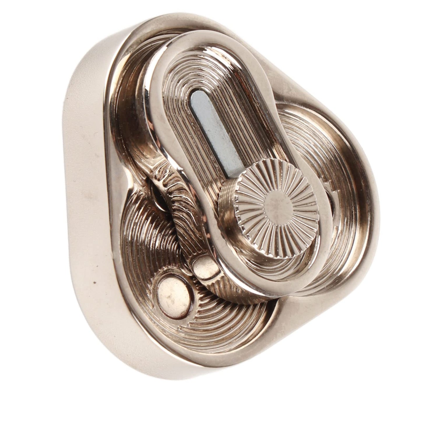 Metal ADHD Push Slider with Stress Relief for Autism Anxiety, Portable Spiral Rotation Fidget