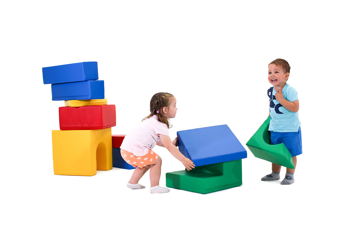 IGLU SET 21 Soft Play Equipment XL Softzone Shapes Activity Toys - 10 Shape Set (multi color)