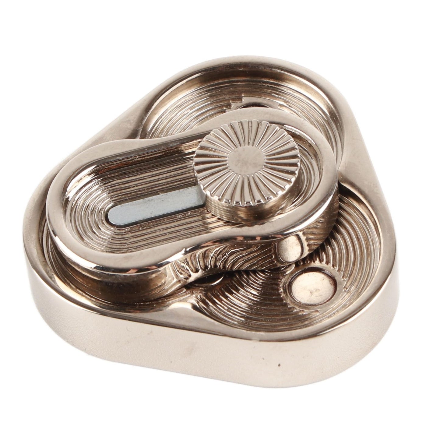 Metal ADHD Push Slider with Stress Relief for Autism Anxiety, Portable Spiral Rotation Fidget