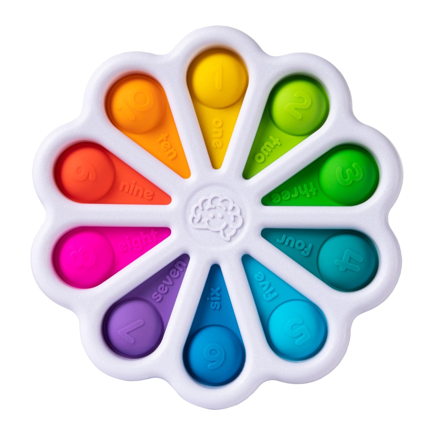 Fat Brain Toys Dimpl Digits,Number Learning Toy Early Development, Educational Toy,Push