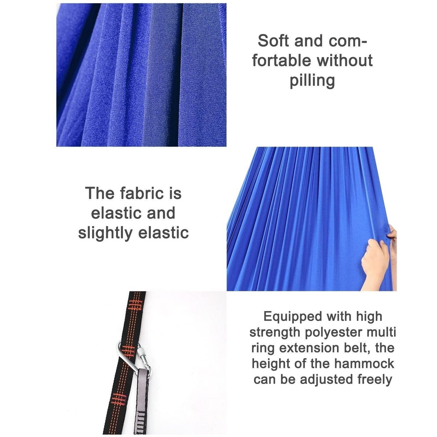 Sensory Swing, Yoga Swing Set, Calming Compression Therapy Swing Hammock,Aerial Hammock
