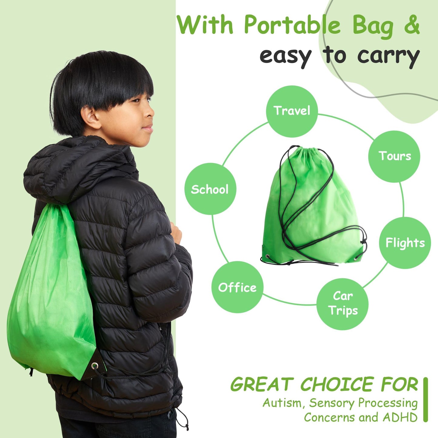 Sentire-Sensory UK – Freddie The Frog 2lb Weighted Shoulder Wrap/Lap Pad – For Children With Autism & Anxiety (1kg)