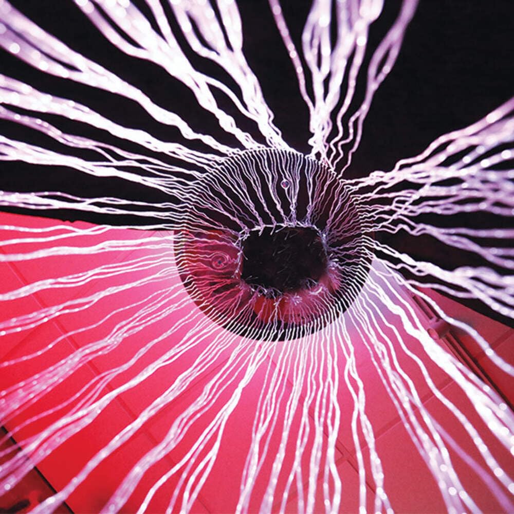 Sensory Fibre Optic Curtain Ring Including Fibres and Light Source