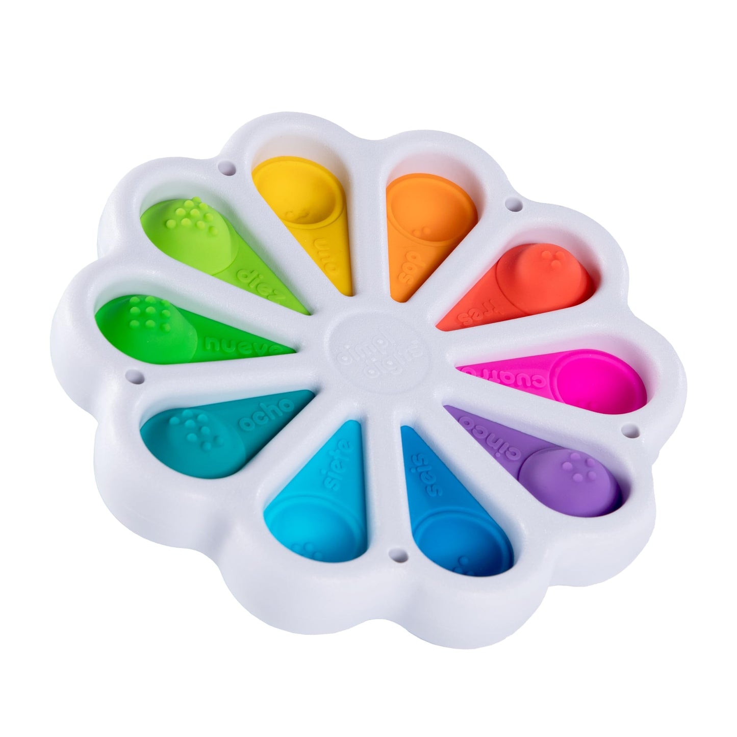 Fat Brain Toys Dimpl Digits,Number Learning Toy Early Development, Educational Toy,Push