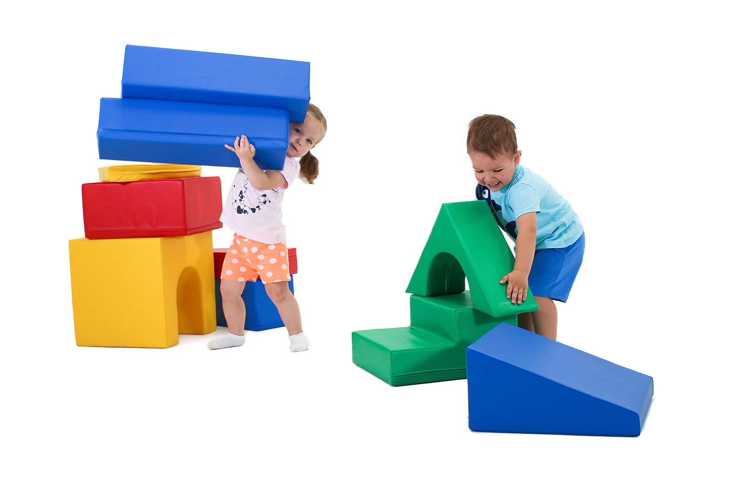 IGLU SET 21 Soft Play Equipment XL Softzone Shapes Activity Toys - 10 Shape Set (multi color)