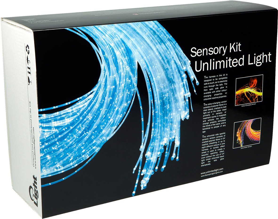 SE2003LED4000R 200 Tails x 3m Sensory Fibre Optic sideglow kit with Remote Control