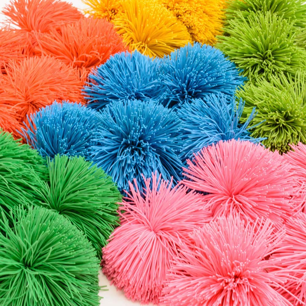 Eduk8 Childrens Fuzzee Ball - Indoor & Outdoor Catch and Throw | Developing Hand-Eye Coordination | x 1 Fuzzee Ball (30 Pack)
