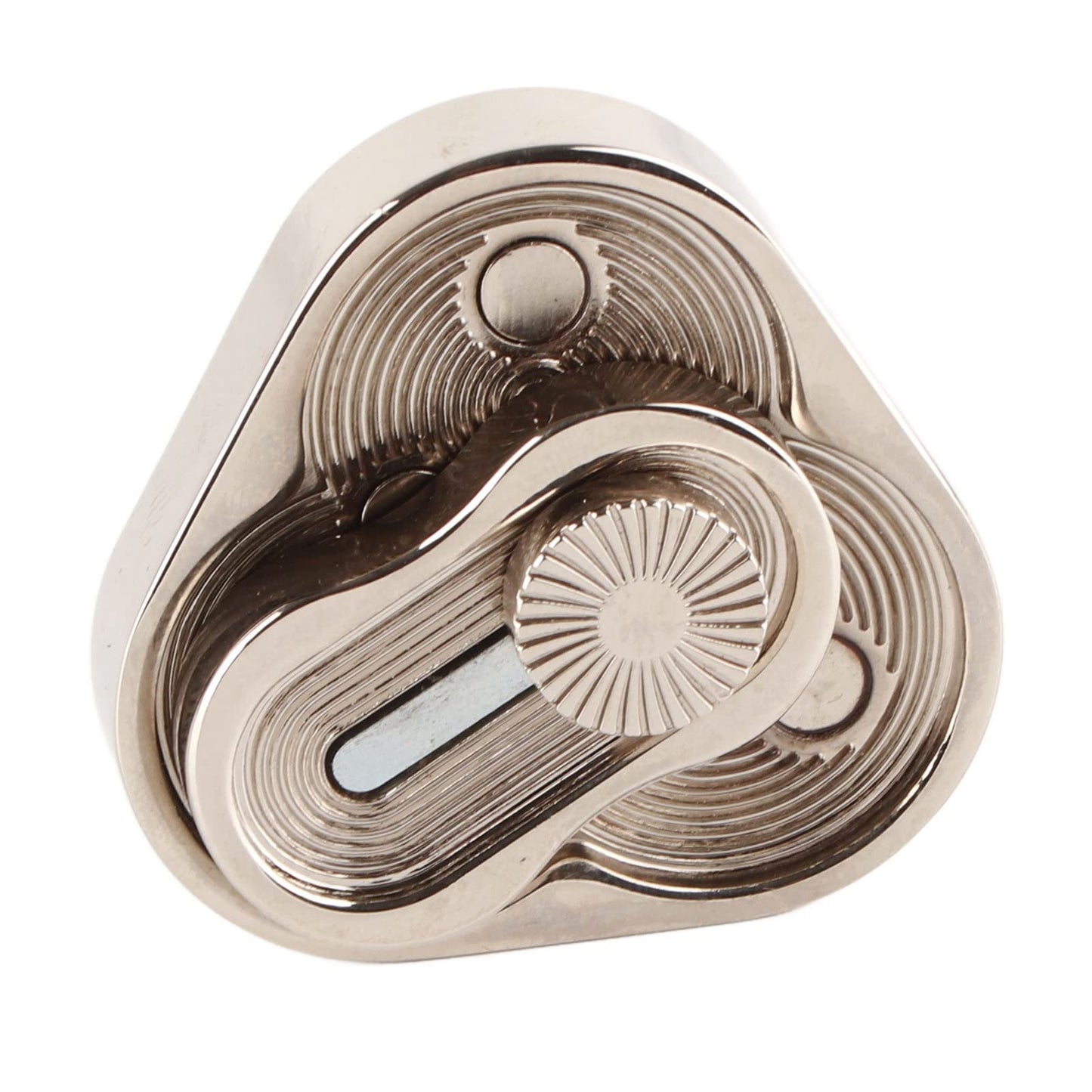 Metal ADHD Push Slider with Stress Relief for Autism Anxiety, Portable Spiral Rotation Fidget