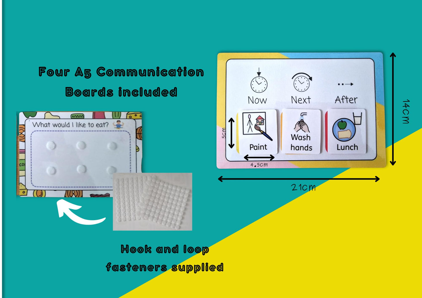 Learning Fun Resources Bumper Pack Of Communication Cards - SEN/Autism - with 140 Communication cards - 4 communication boards