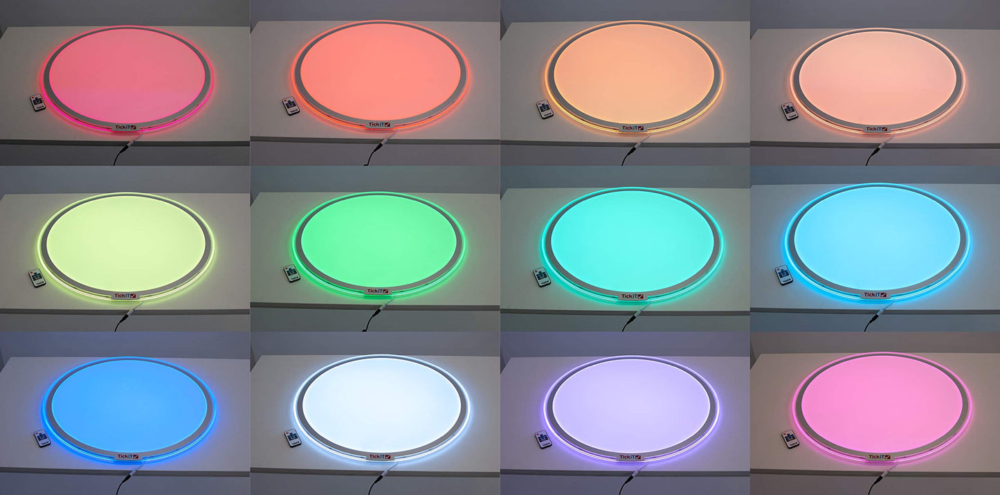 TickiT 73020 Round Colour Changing Light Panel