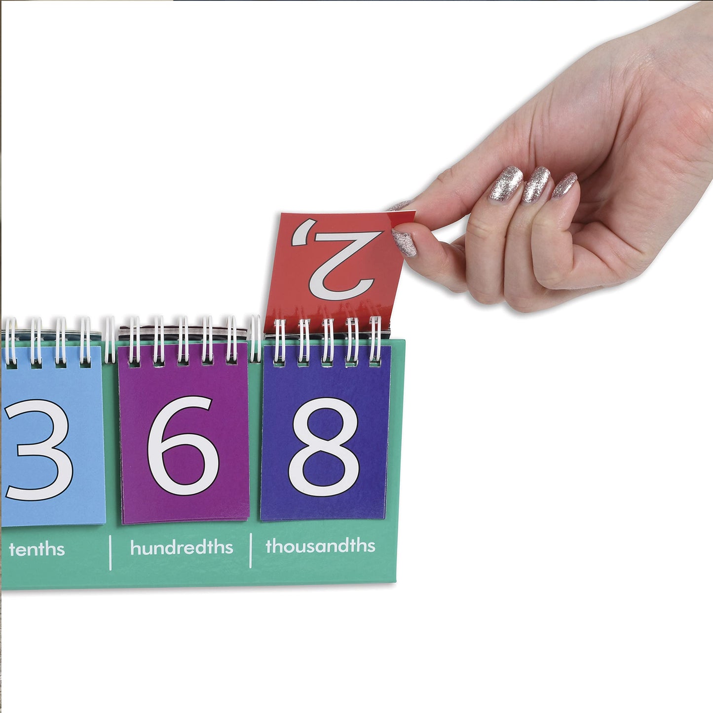 edxeducation Student Place Value Flip Chart - Millions - Double-Sided with Whole Numbers