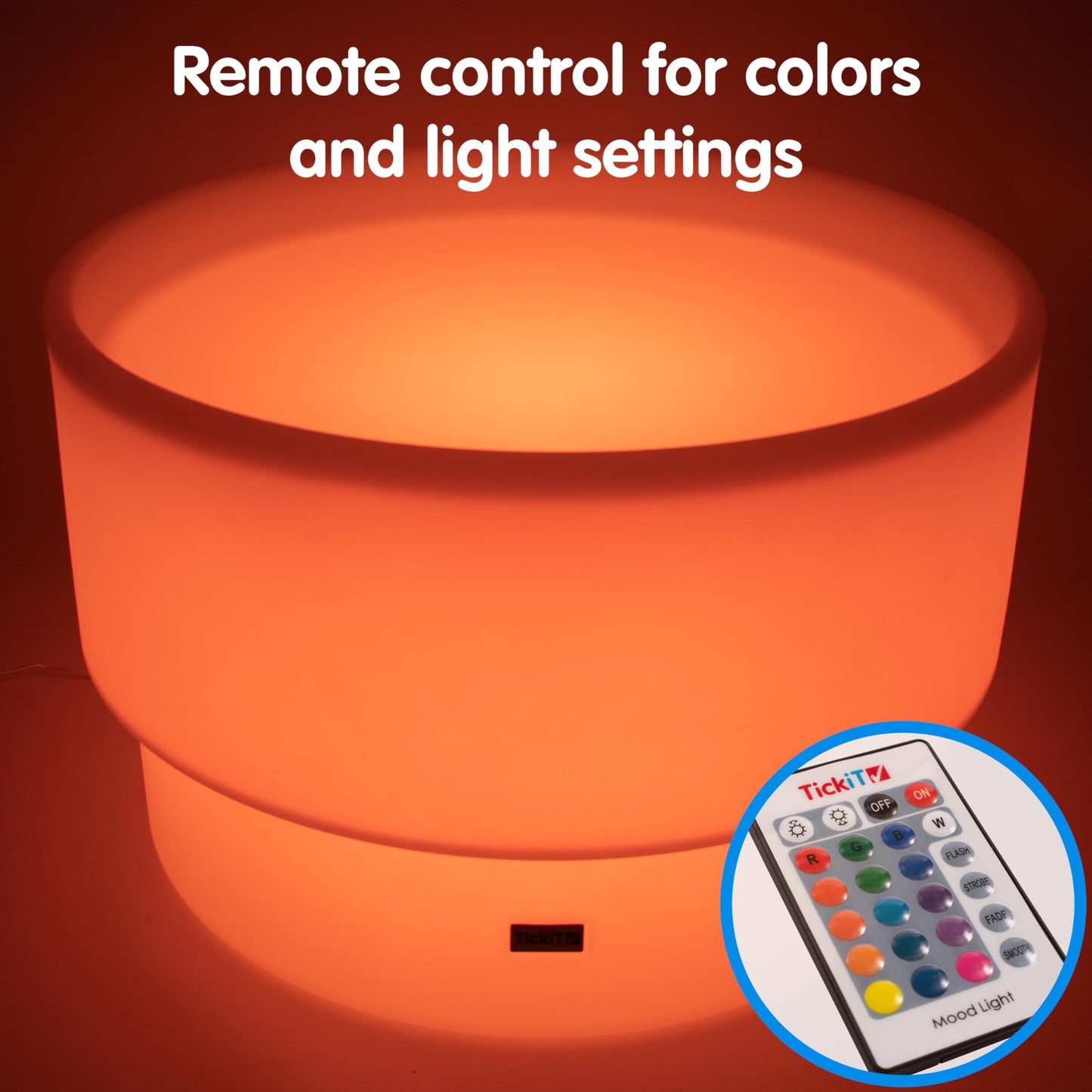 TickiT Sensory Mood Discovery Table, Colour-Changing Sensory Lights, Multifunctional