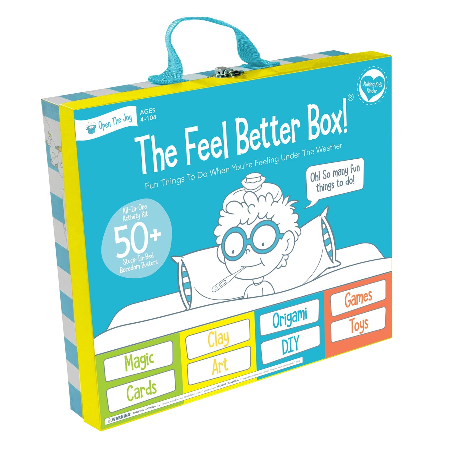The Feel Better Box, Get Well Soon Box, Games For Kids, Feel Better Soon Gift, Ages 4+