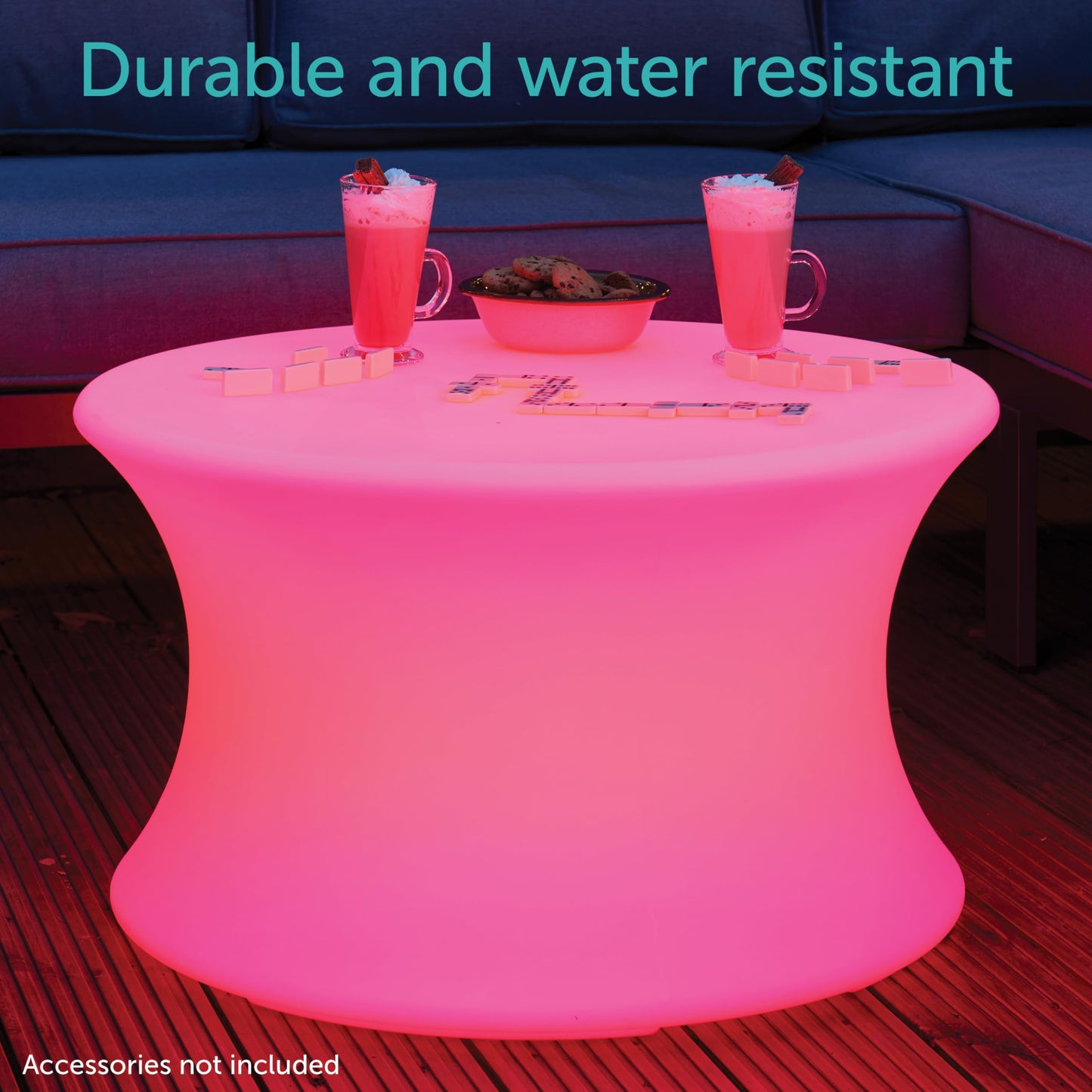 TickiT Sensory Mood Table, Sensory Table, Colour-Changing Sensory Lights, Multifunctional for Messy Play, Interactive Activity Table