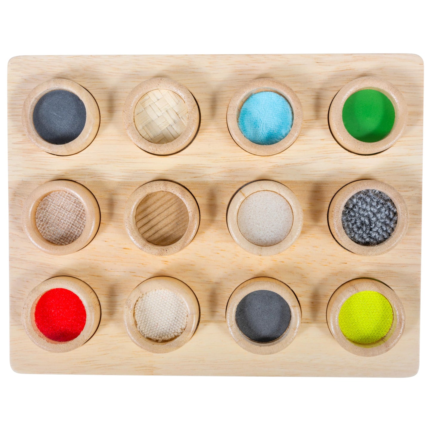TickiT Touch & Match Board, Sensory Wooden Toy for Kids, Educational Fine Motor Skills