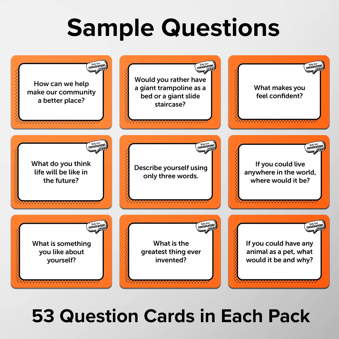 Really Good Conversations for Kids: Vol. 1 - UK Made Conversation Cards for Kids, The Fun Family Game that Develops Communication Skills, Active Listening, ADHD Aids, the perfect kids card game