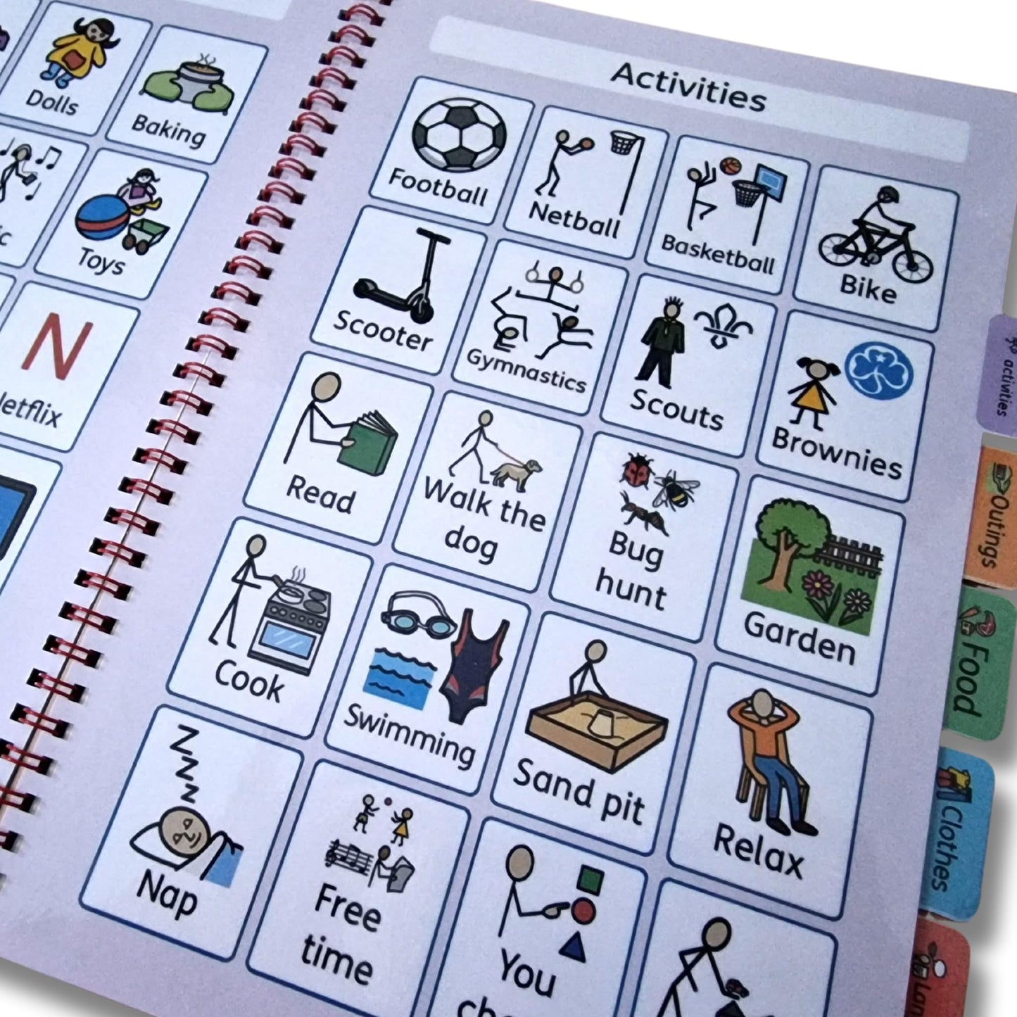 ASD Resources Communication Point Book for Autism and SEN