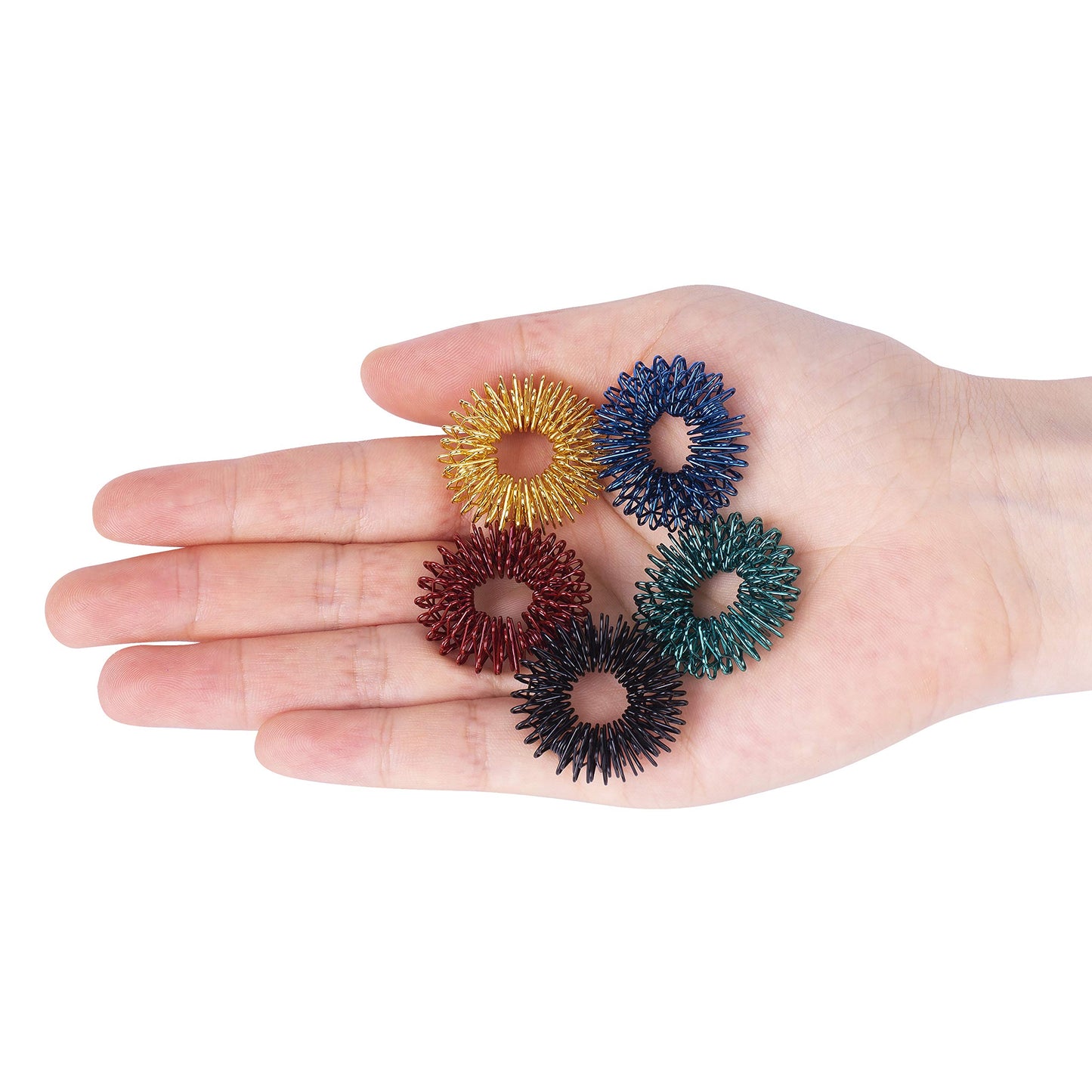 Mr. Pen- Spiky Sensory Rings, 10 Pack, Stress Relief Fidget Sensory Toys, Fidget Rings, Fidget Ring for Anxiety, Stress Relief Rings