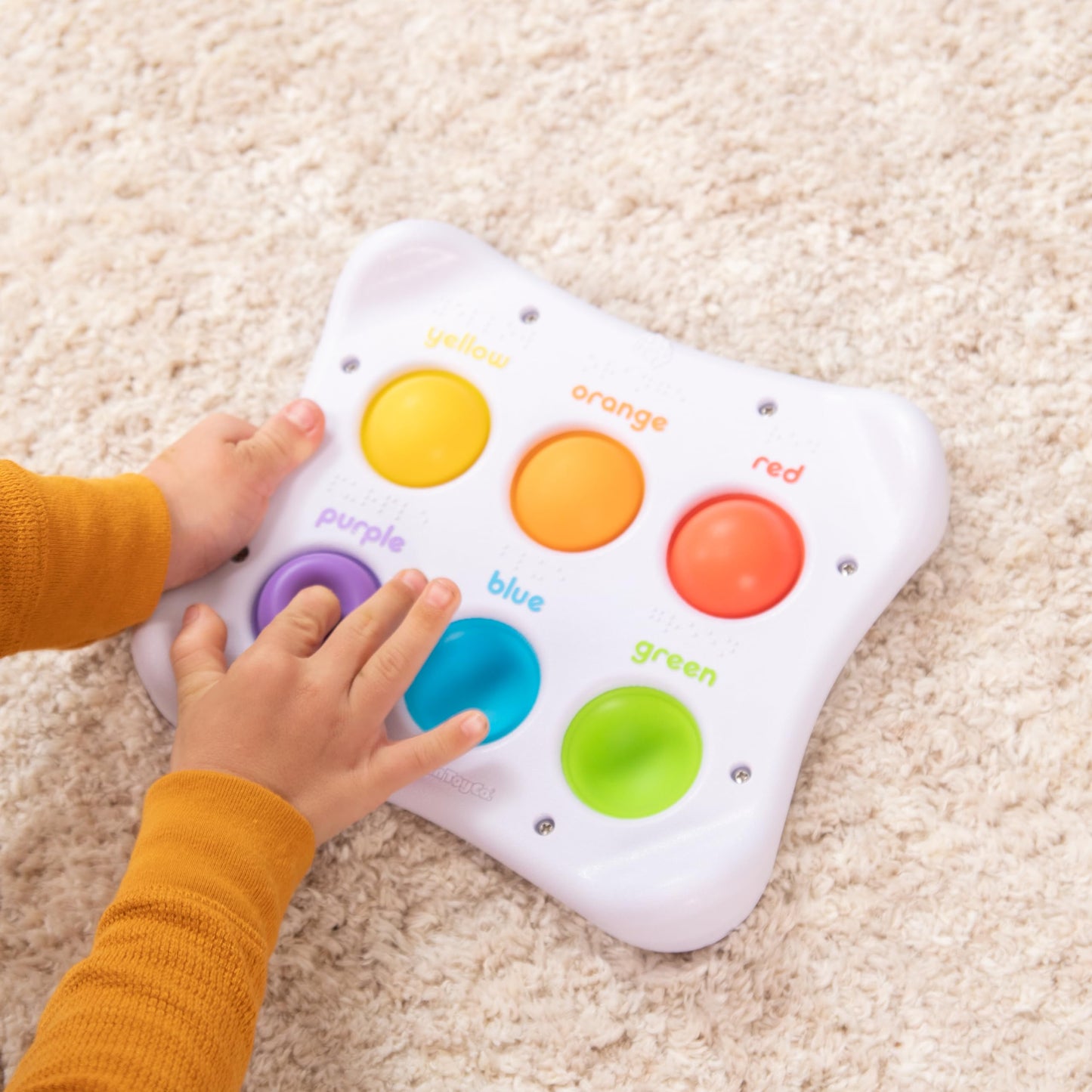 Fat Brain Dimpl Duo, Early Development Sensory Toy, Push and Pop, Colourful for Boys & Girls Aged 12 Months+