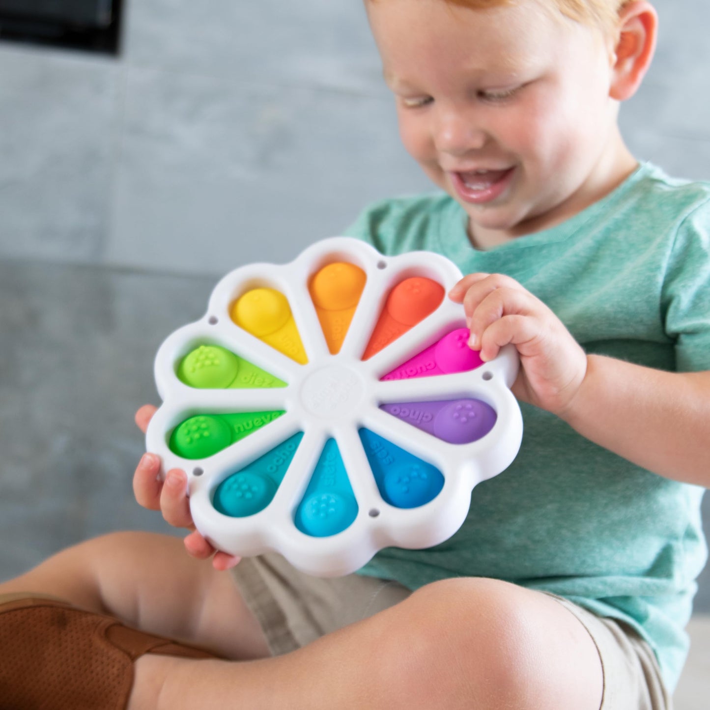 Fat Brain Toys Dimpl Digits,Number Learning Toy Early Development, Educational Toy,Push