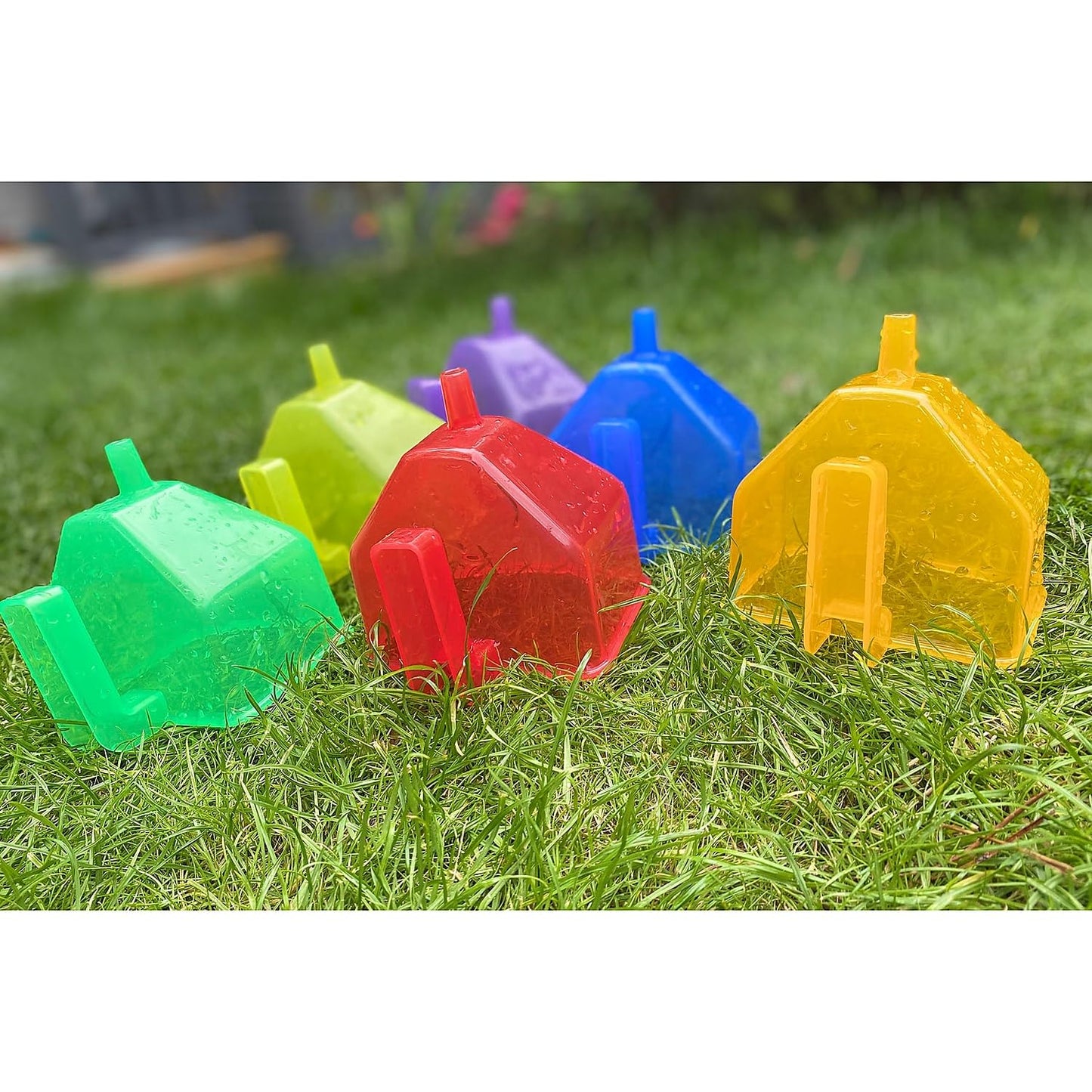 TickiT Translucent Colour Funnels, Messy Play, Water & Sand Play Toys, Sensory Toys