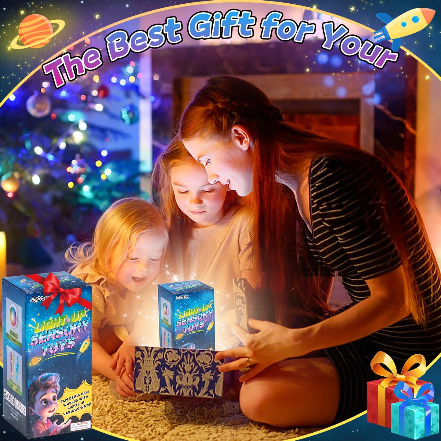 Highttoy Light Up Sensory Toys, Sensory Toys for Autism, 7PCS Light Up Toys, Sensory lights