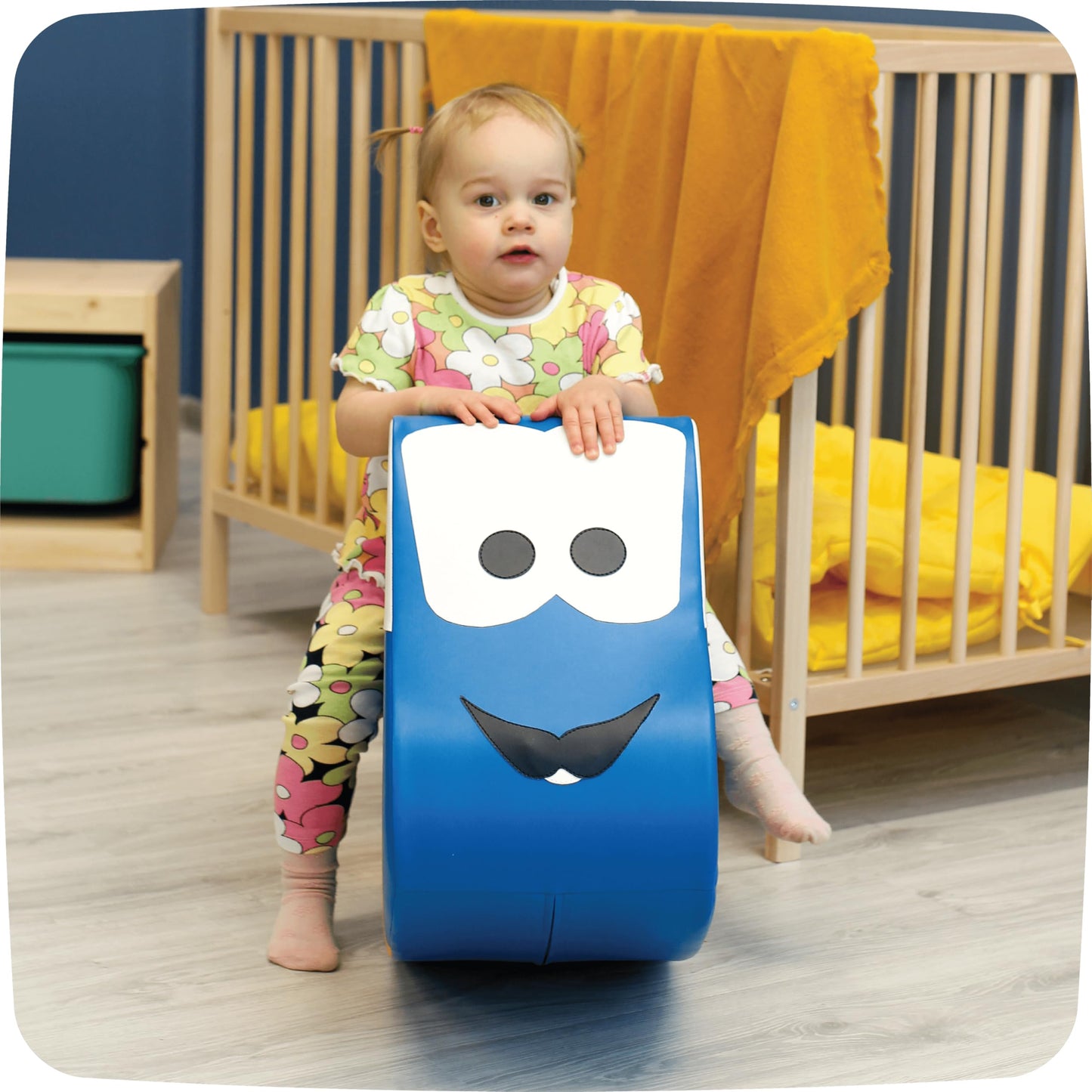 IGLU Ride on Rocking Toy Car Soft Play Shape - Blue