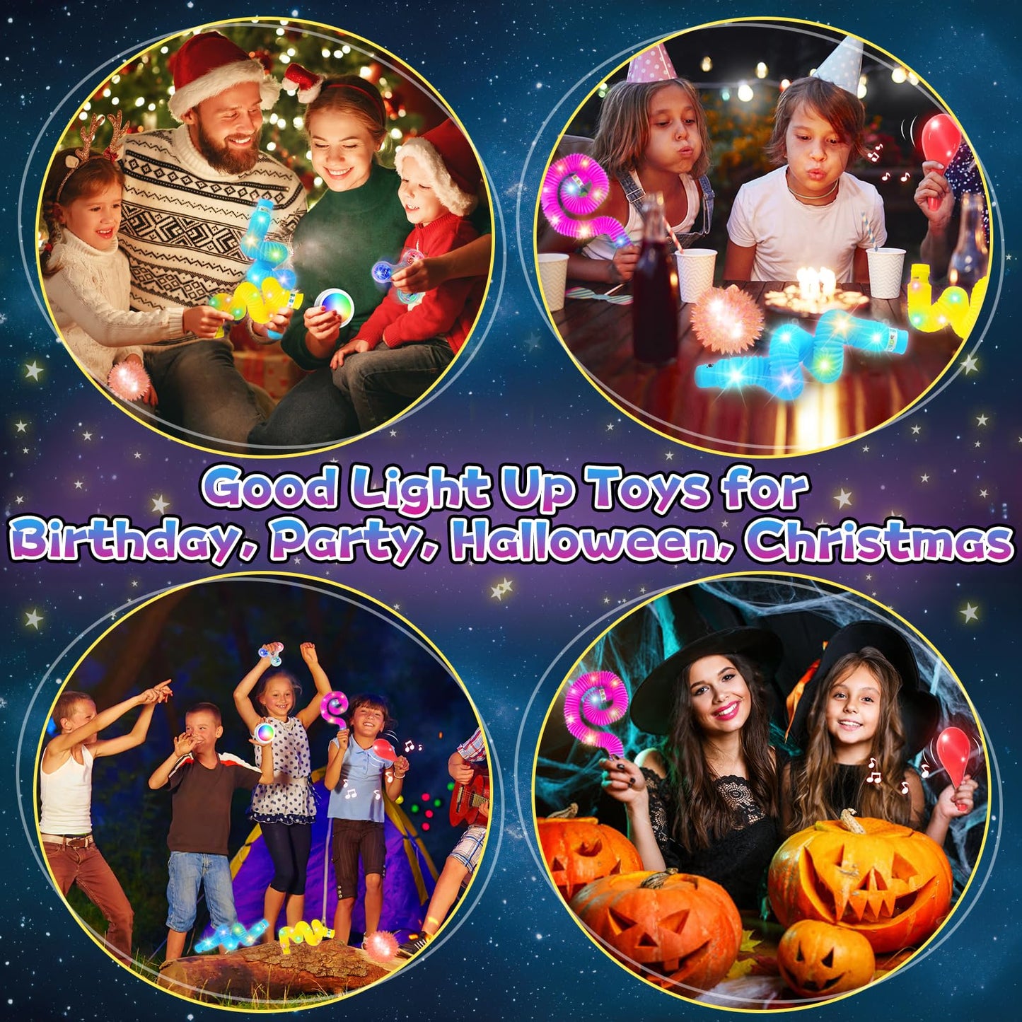 Highttoy Light Up Sensory Toys, Sensory Toys for Autism, 7PCS Light Up Toys, Sensory lights